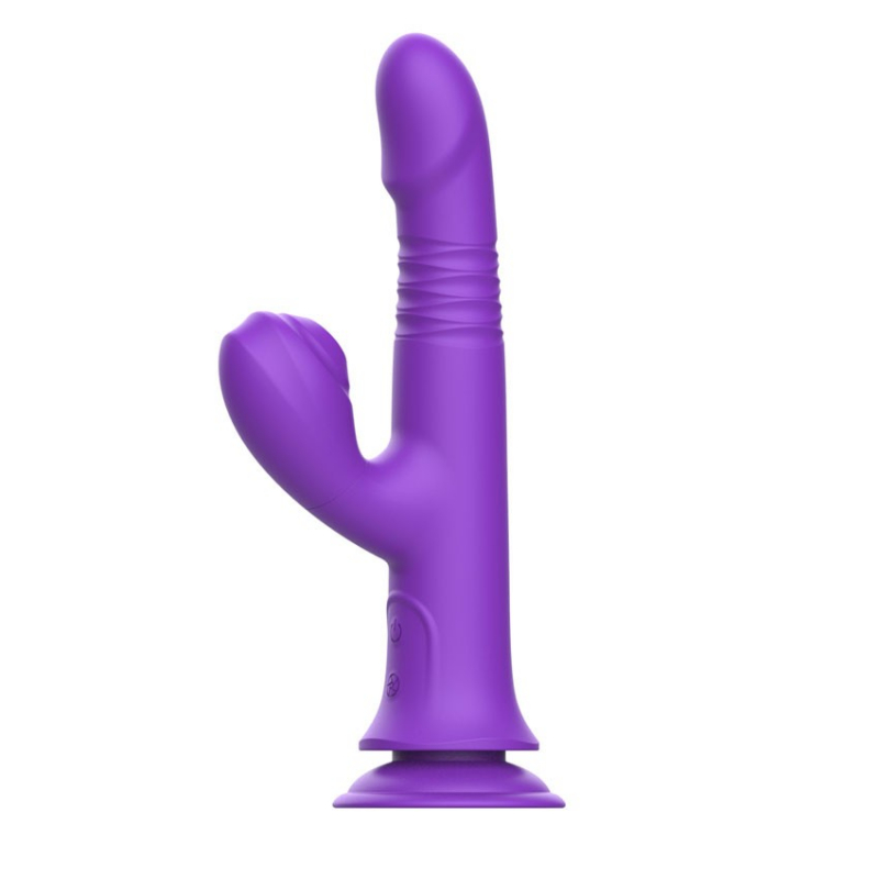 Пульсатор-ротатор с вакуумным клиторальным стимулятором "I-Moon Show Love" фиолетовый 